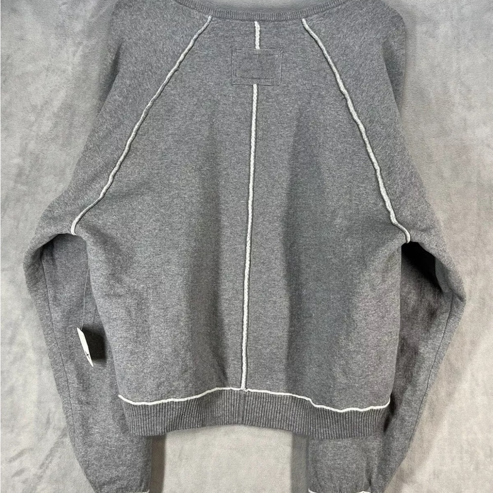 New Free People We The Free Midnight Pullover Sweatshirt Size M - Picture 3 of 5